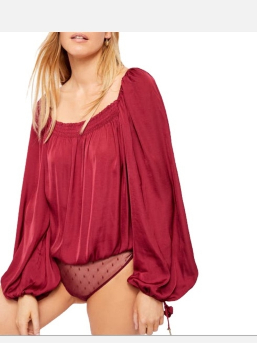 Free People Another Round bodysuit